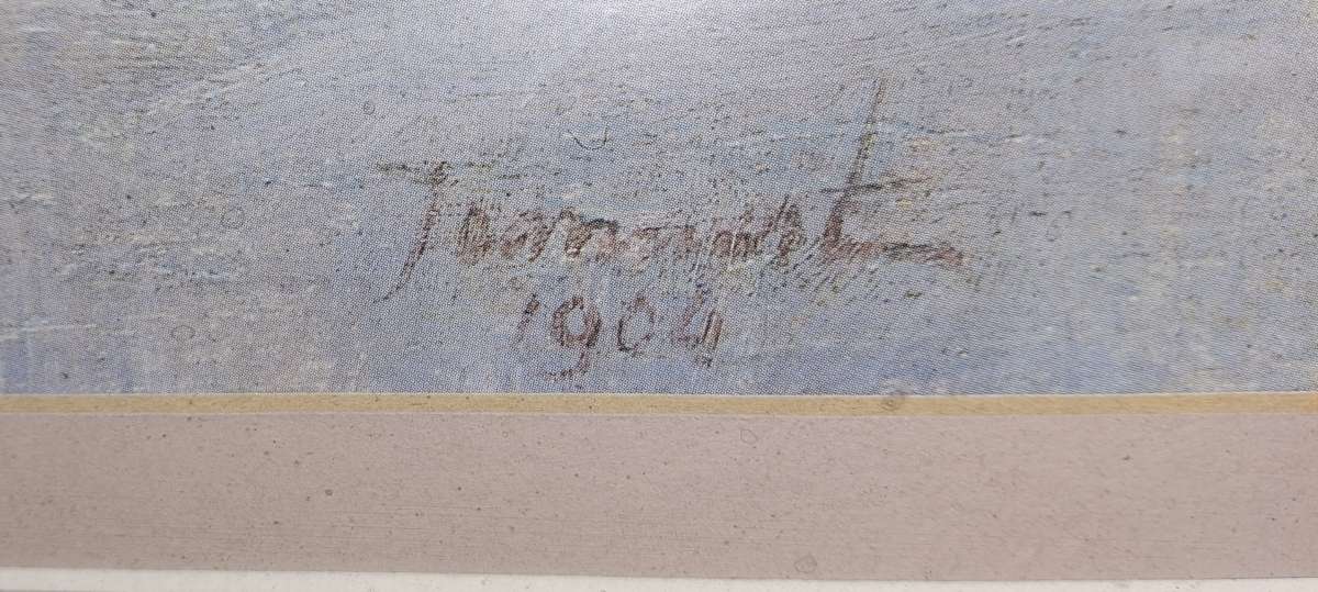 1904 signed Jeanniot painting