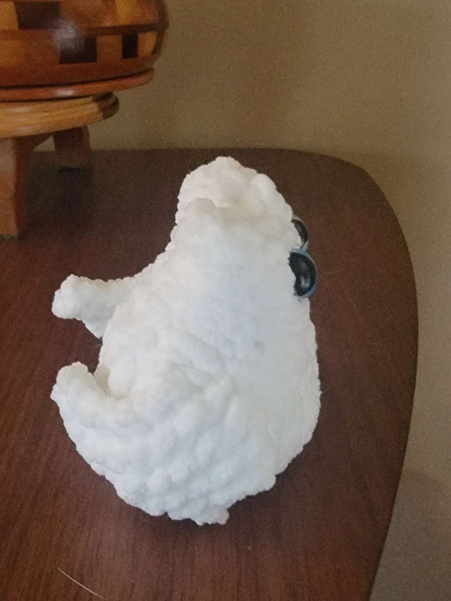 Small knitted Owl Stuffed Animal
