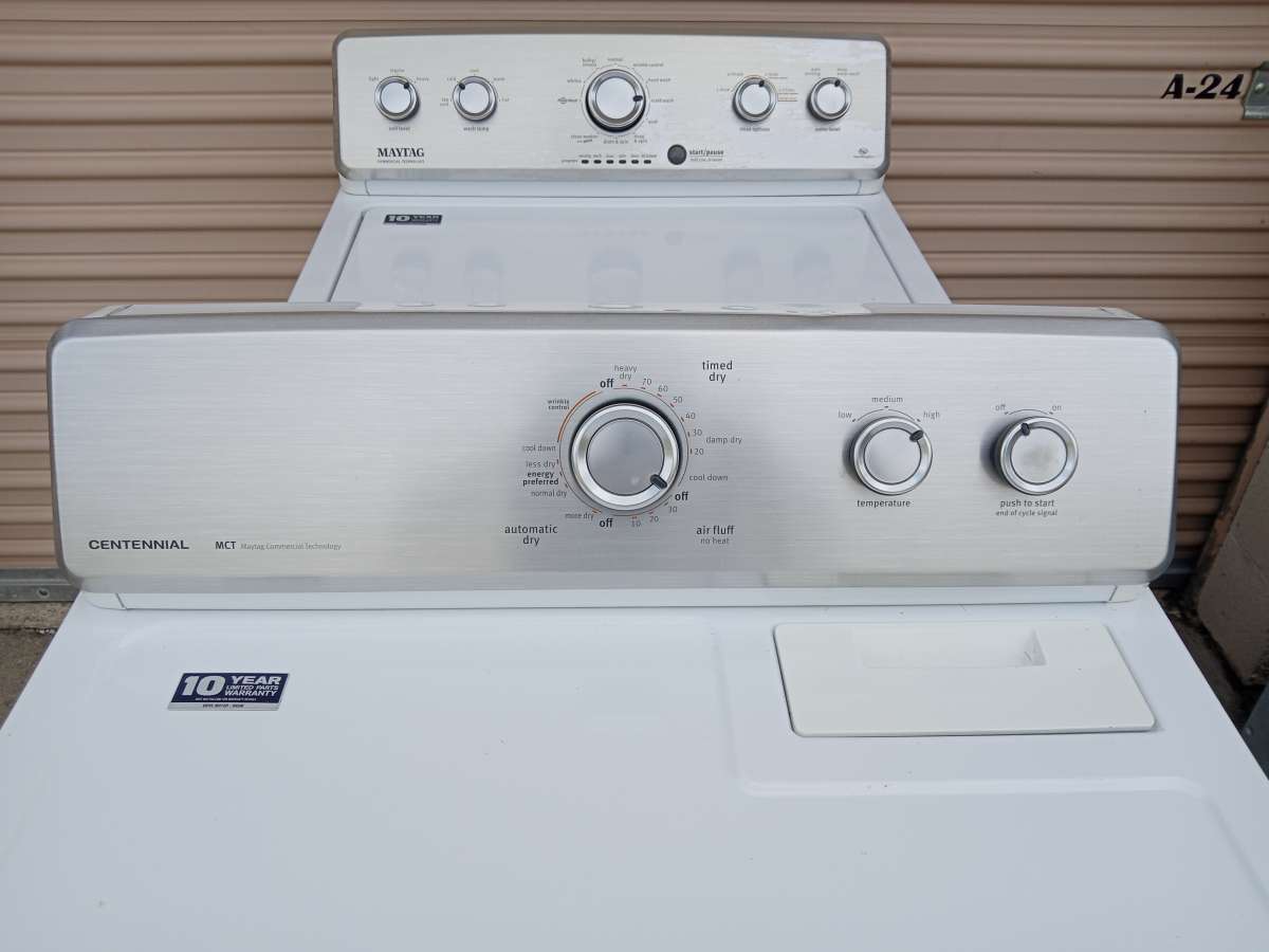 Maytag Centennial Commercial Washer N Electric Dryer