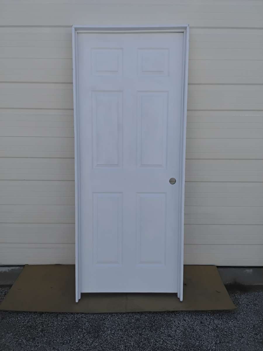 Nice White Prehon Interior Door Left Hand Swing 32 X 80
