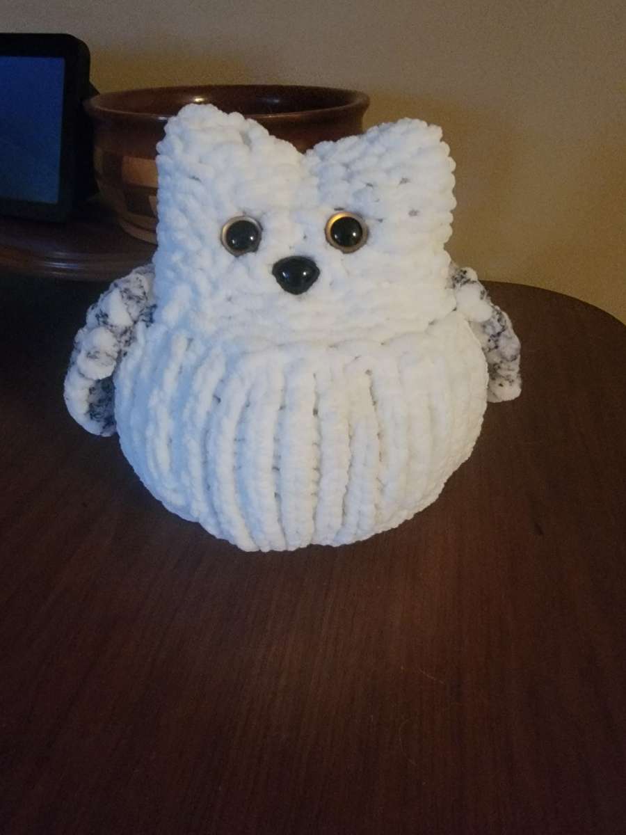 Handmade Knitted Owl