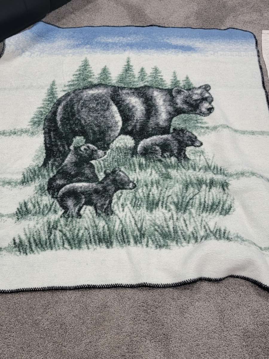 throw blanket with bears