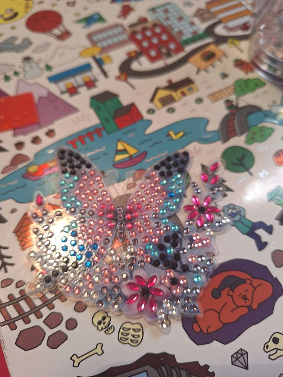 diamond art keychain