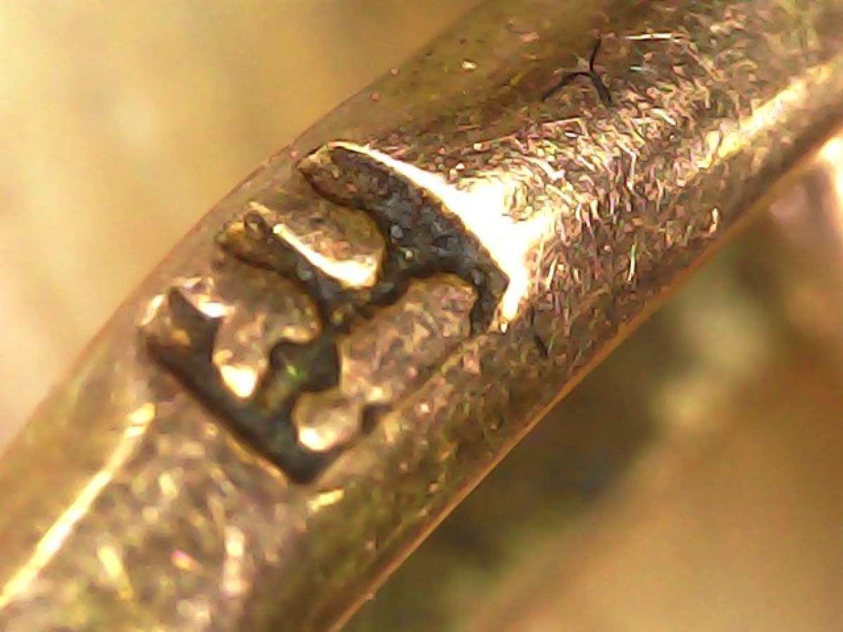 Vintage 12K Solid Rose Gold Egyptian Necklace  Pendant