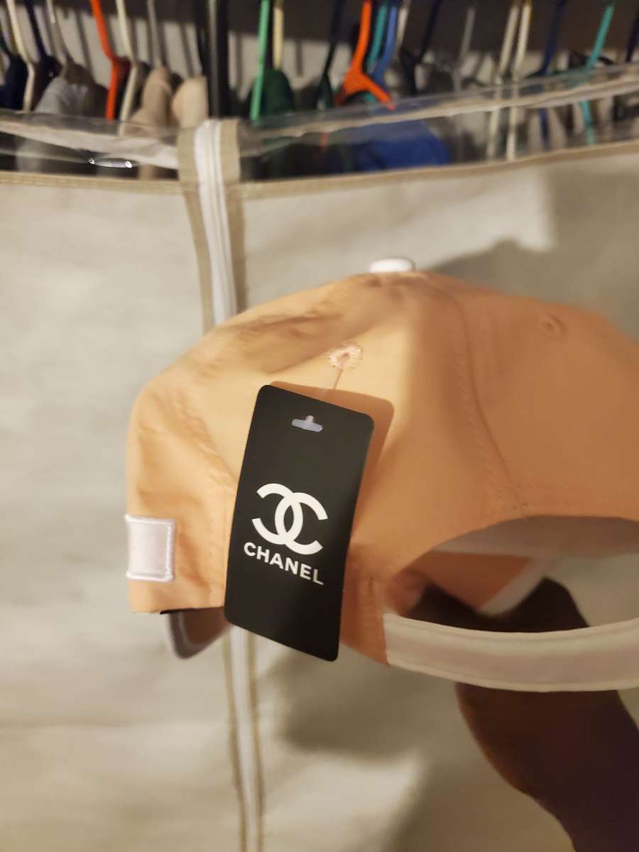 Chanel CC logo printed baseball cap