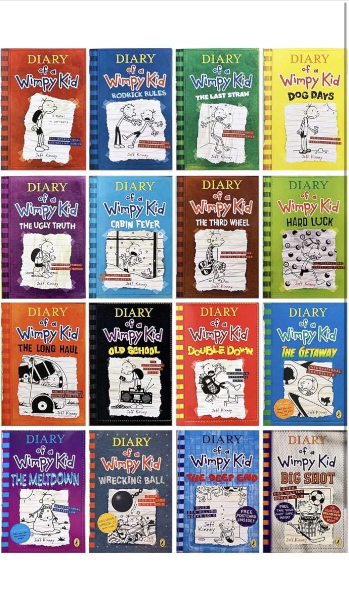 Brand new diary of the wimpy kid All 16 books