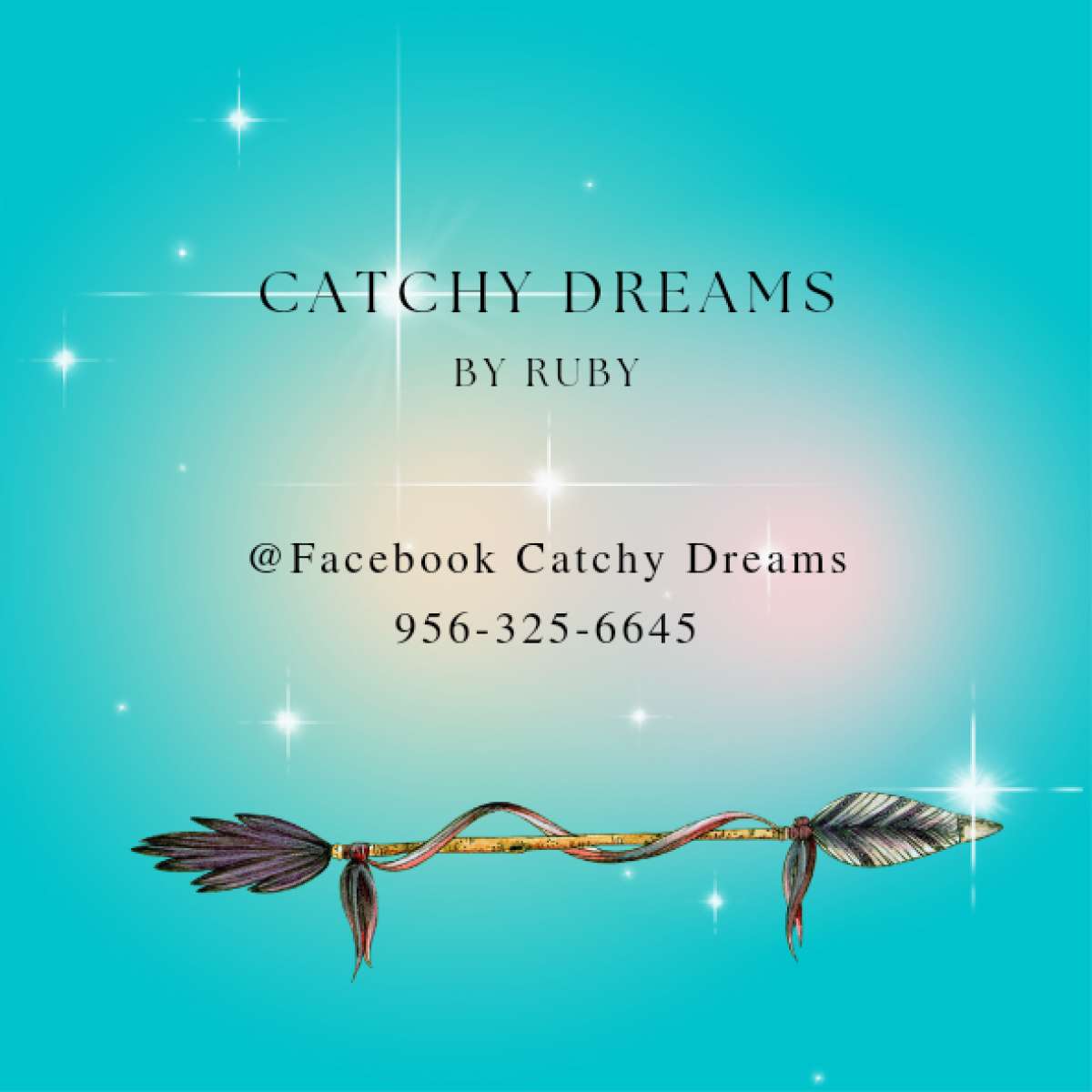 Black Leather Dream Catcher