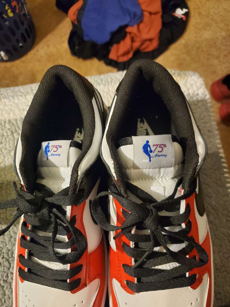 Nike dunks 75th anniversary tag sneakers