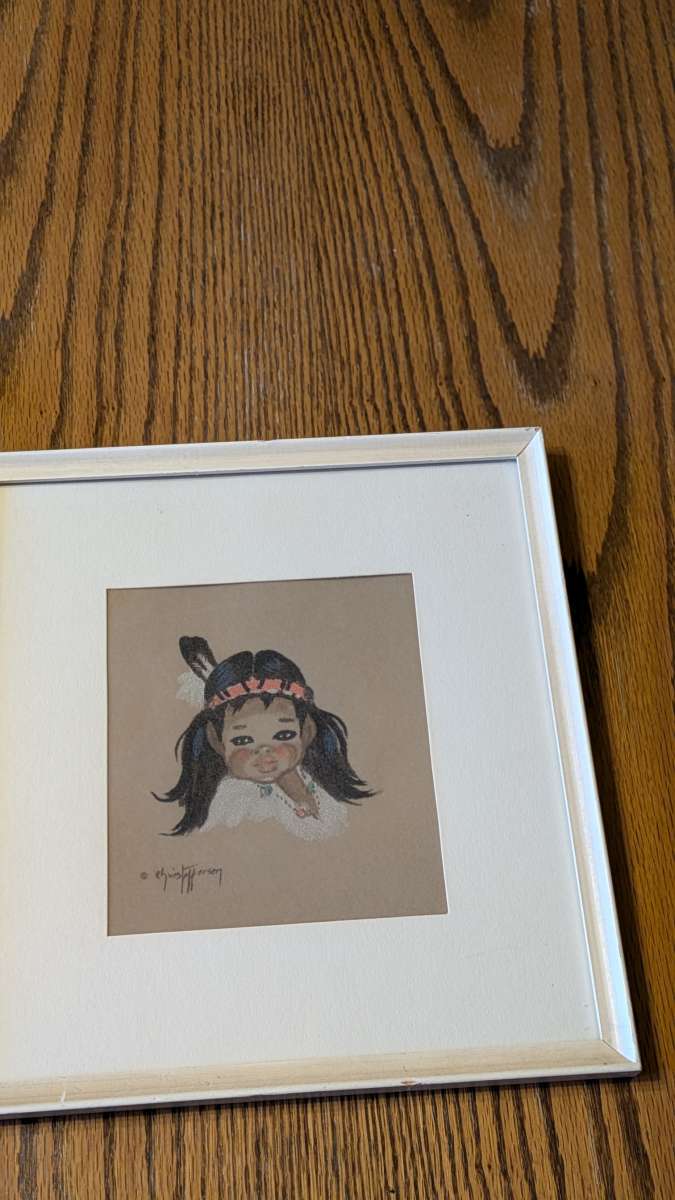 Vintage Chalk Paintings by Gerta Christoffersen The Little P