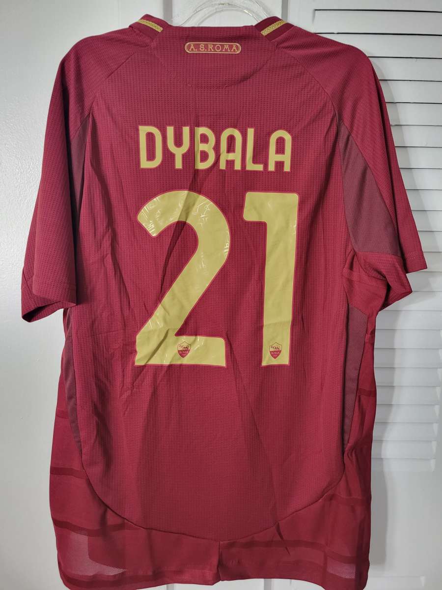 AS Roma Jersey Soccer 2025 Player Version Size 2XL Dybala