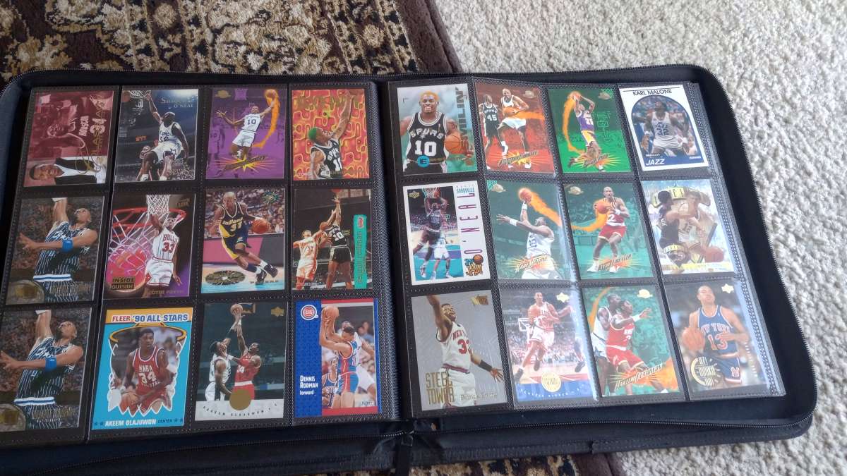 Basketball and Football Collectors Cards