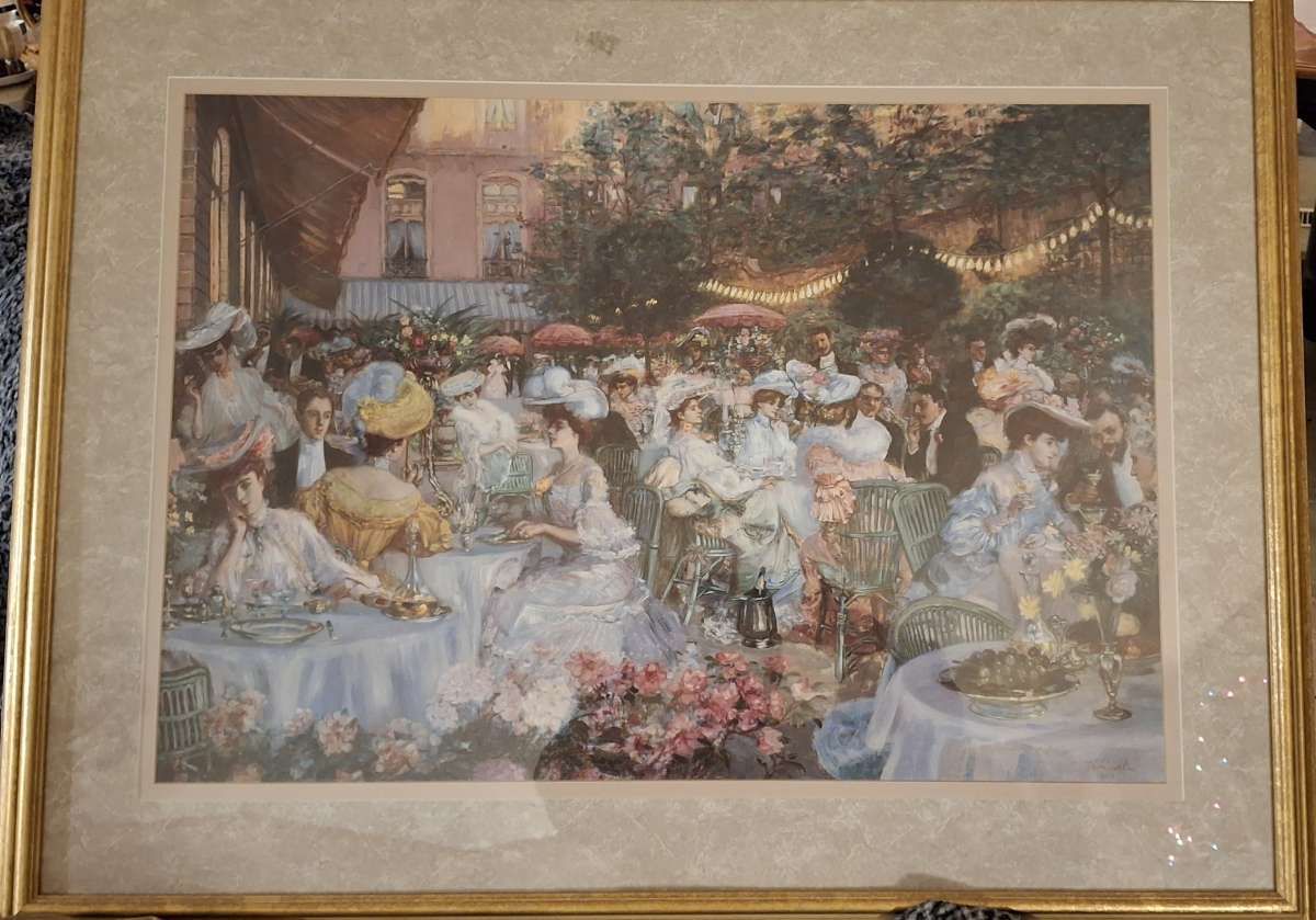 1904 signed Jeanniot painting