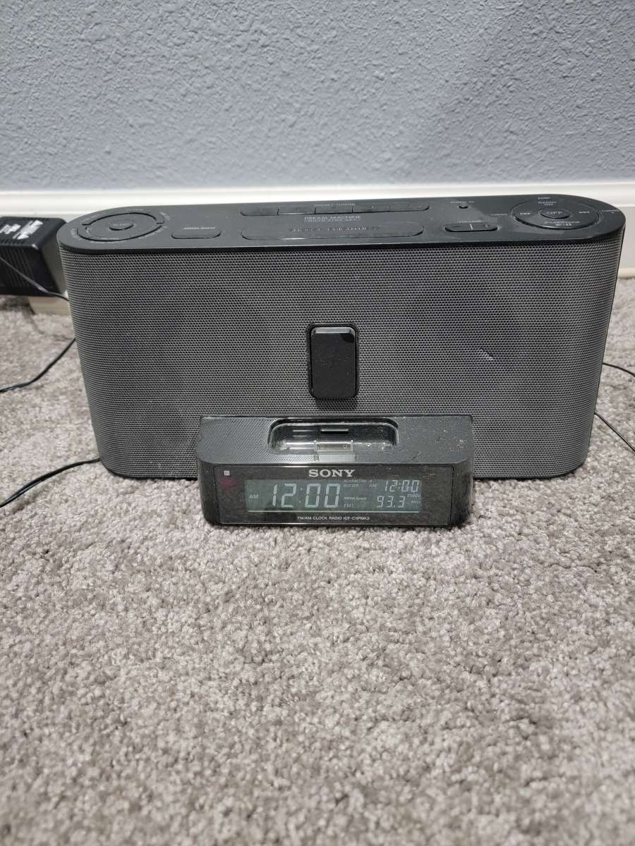 Sony dream machine clock radio ipod player