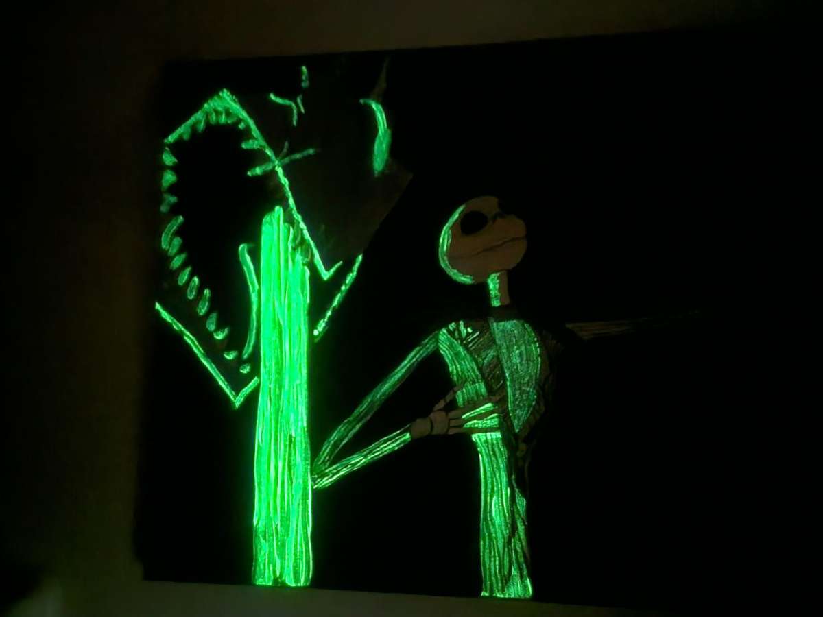 custom glowinthedark  paintings