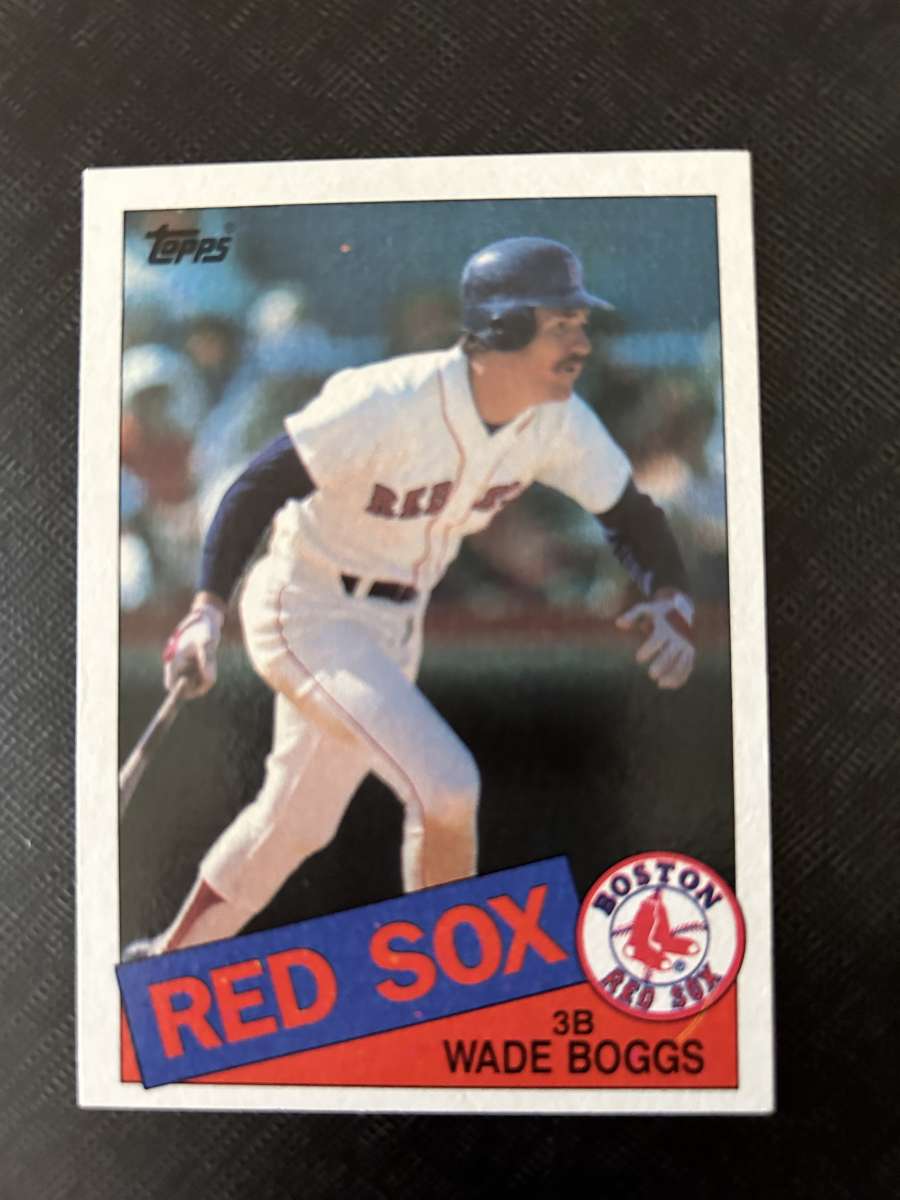 1985 Topps Wade Boggs baseball card