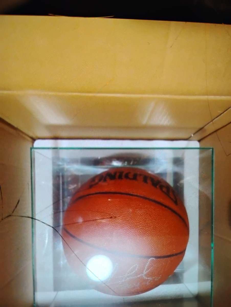 autographed basketball