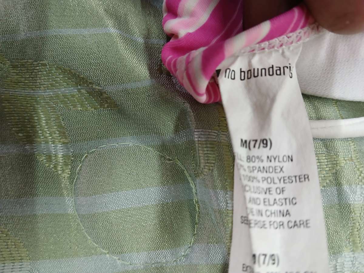 Shein and No Boundaries bathing suit tops 3 total