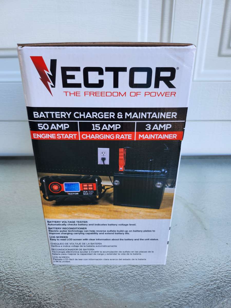 Vector Battery Charger and Maintainer