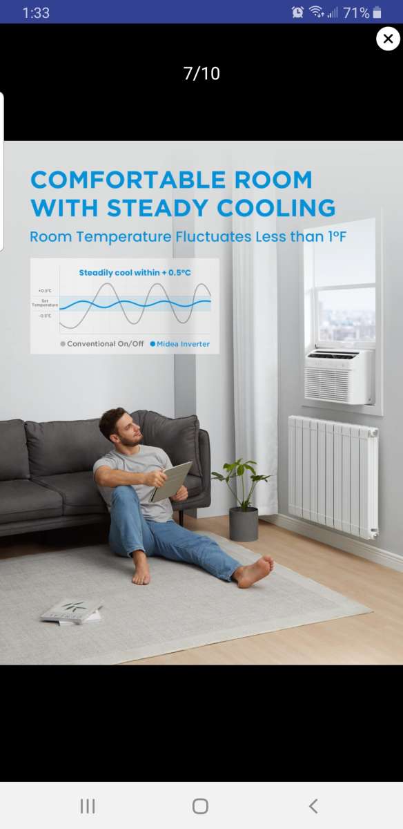 Midea air conditioner 12000 BTU window air conditioner