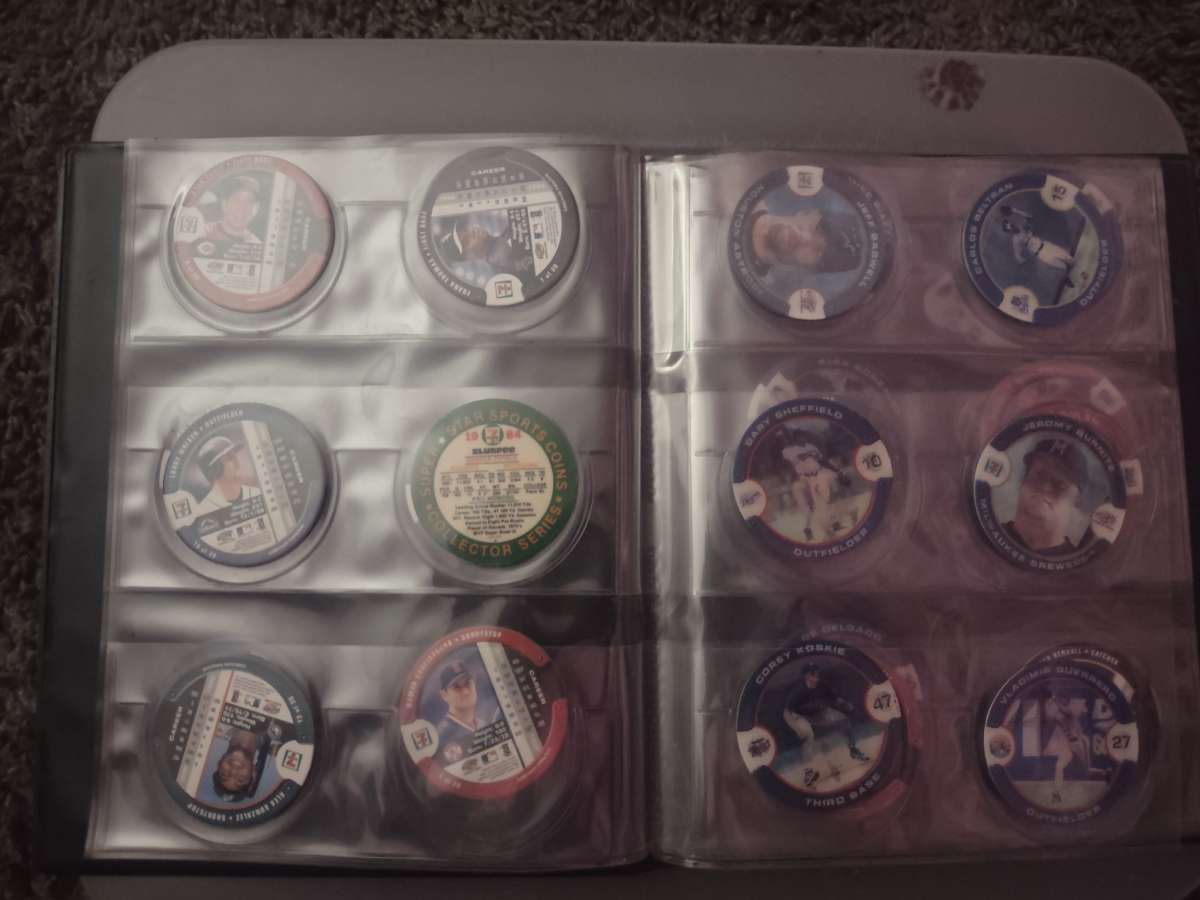 1984 baseball coins sponsored by 7Eleven from the 80