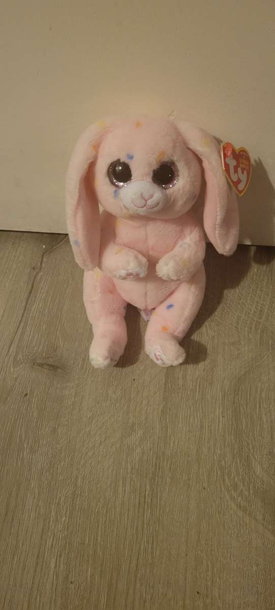 The Beanie Babies Collection Bellies easter may rabbit MINT