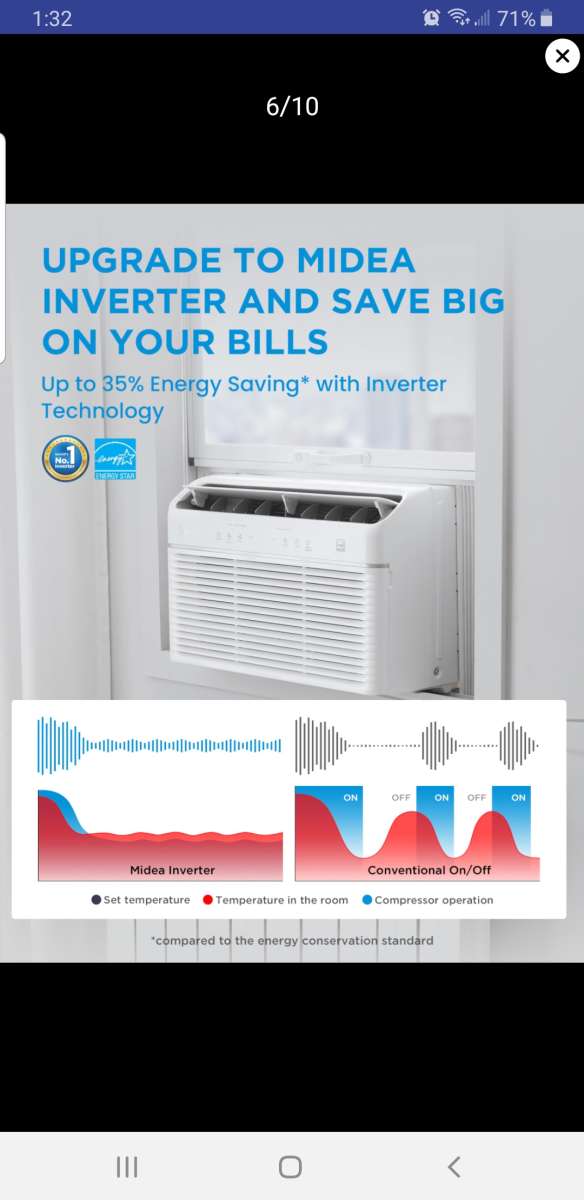 Midea air conditioner 12000 BTU window air conditioner