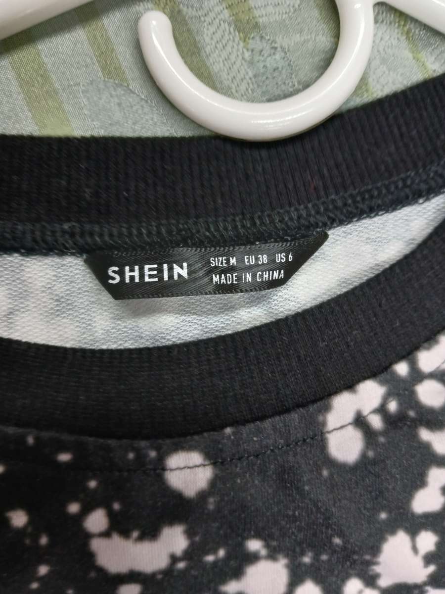 Shein long sleeve belly cut off