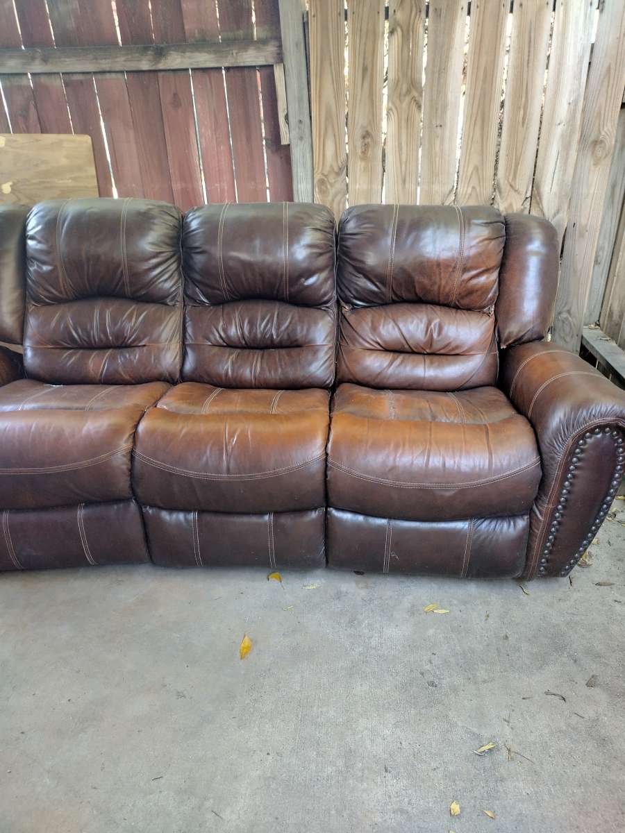 leather couch