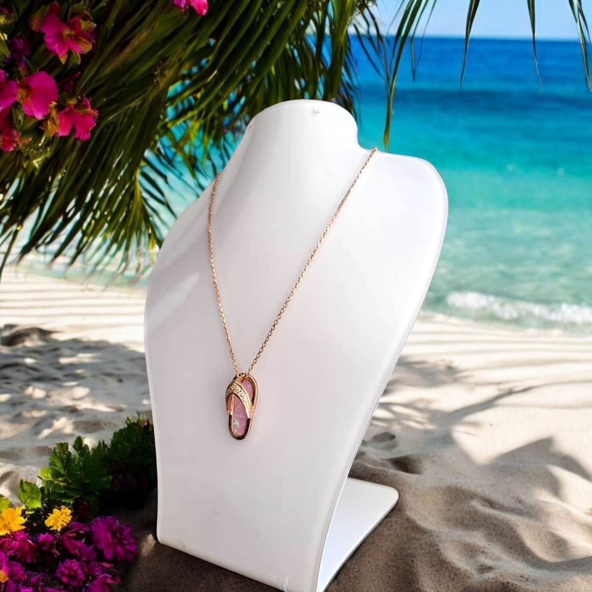 Hawaiian flip flop pendat