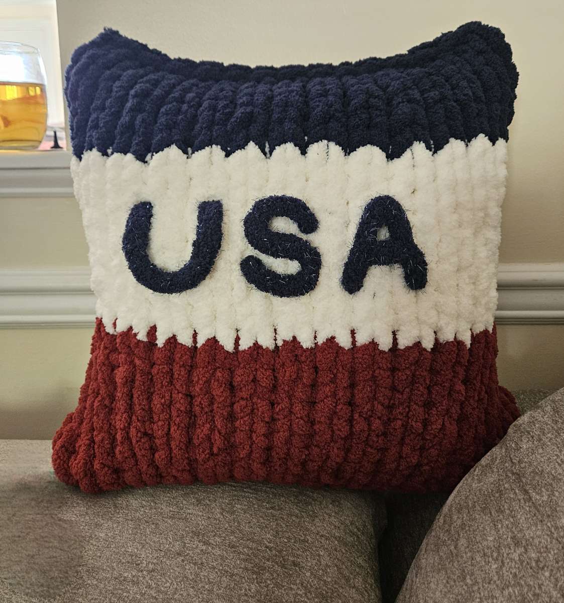 USA Throw Pillow