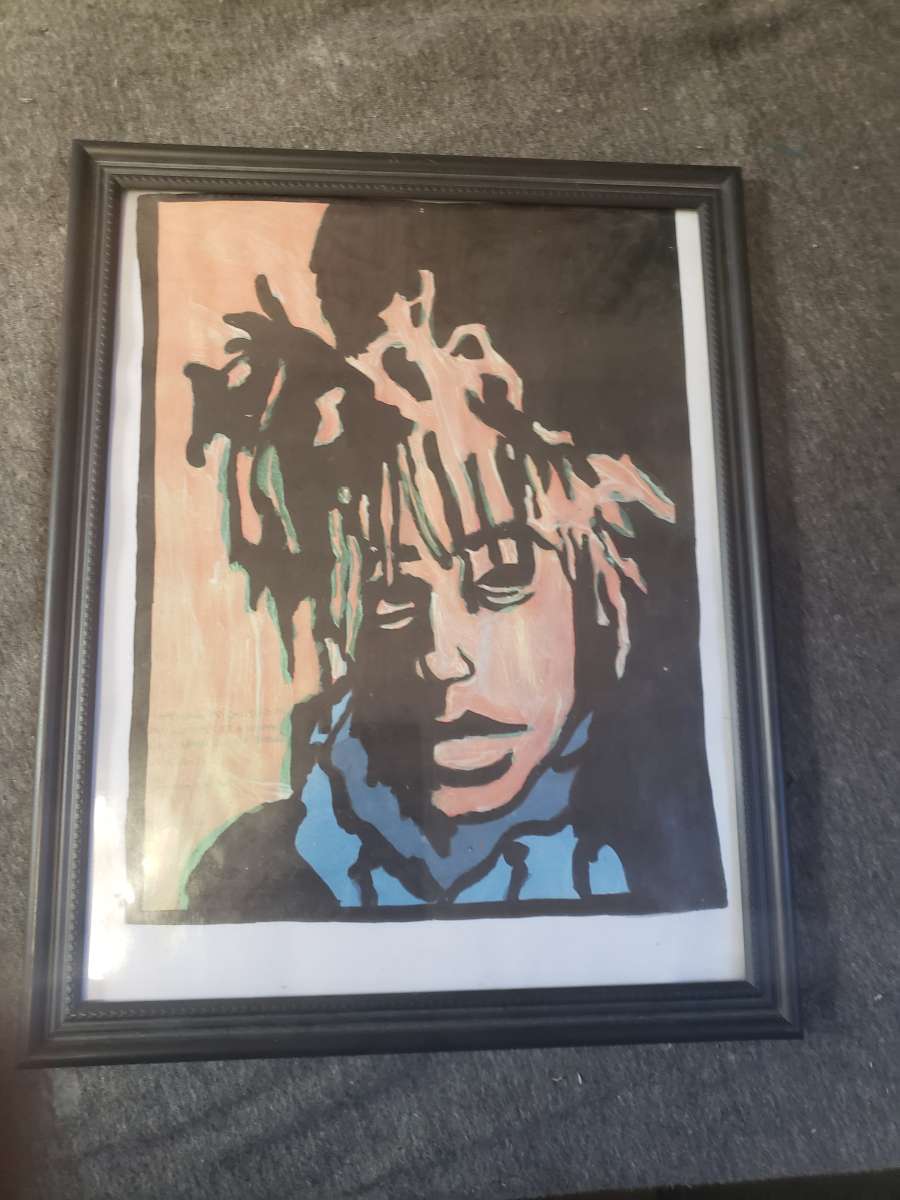 hand Painted and framed 1of1 art