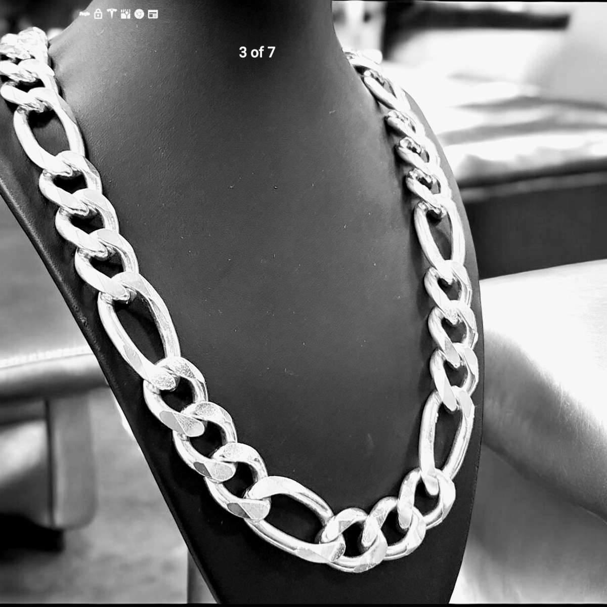 Solid Sterling silver Figarope Chain 290 grams