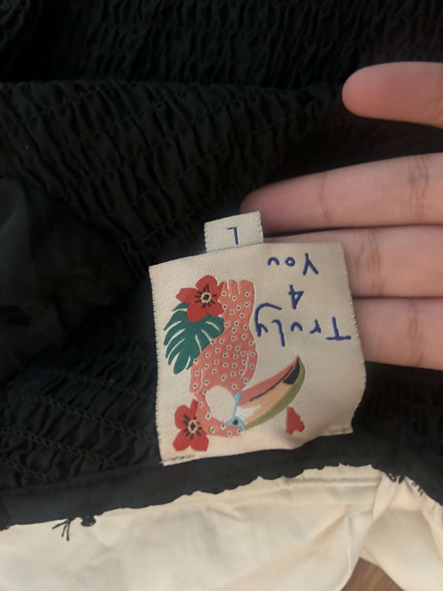 Long black Vintage Summer dress