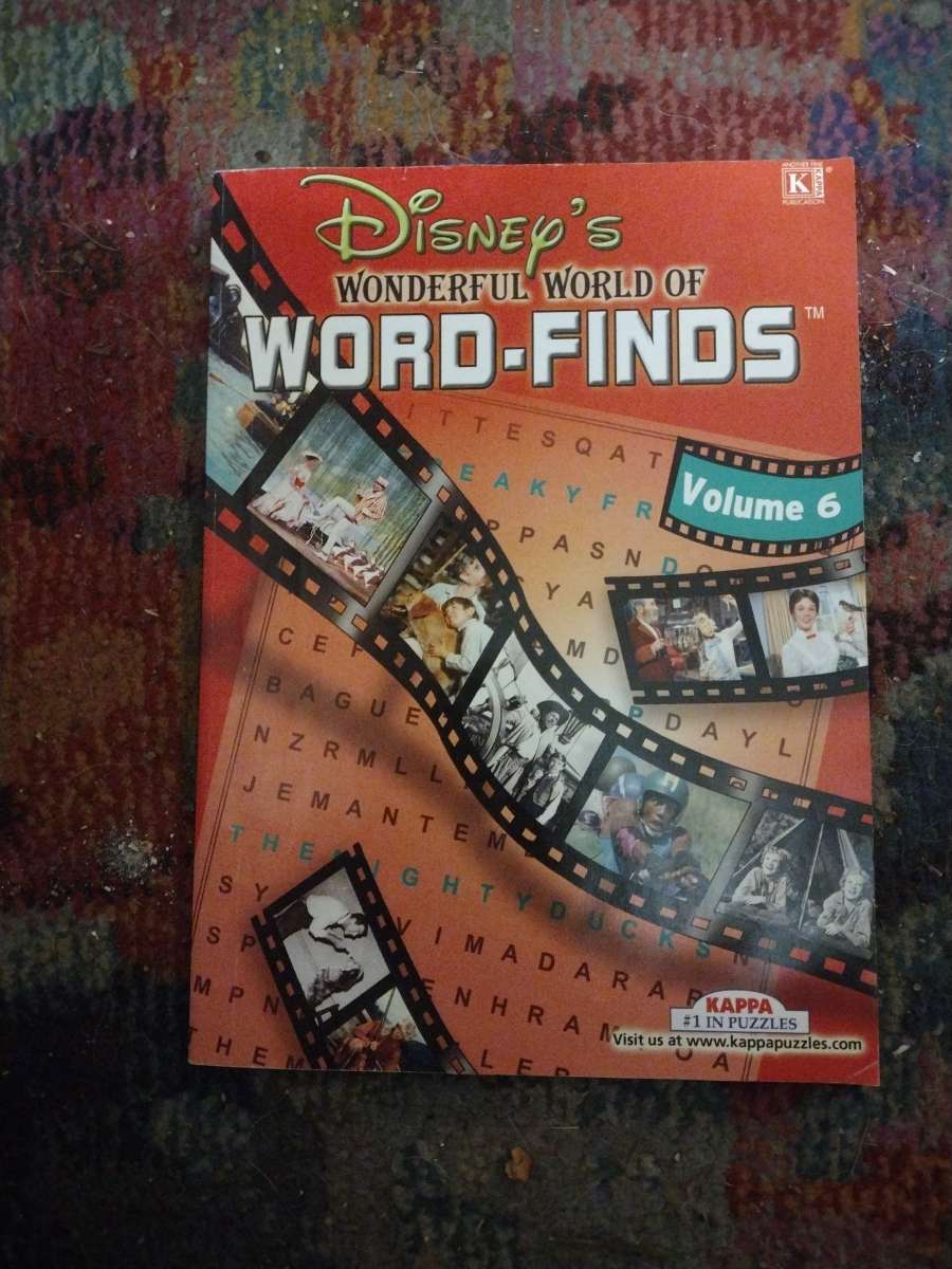 Disneys wonderful world of wordfinds