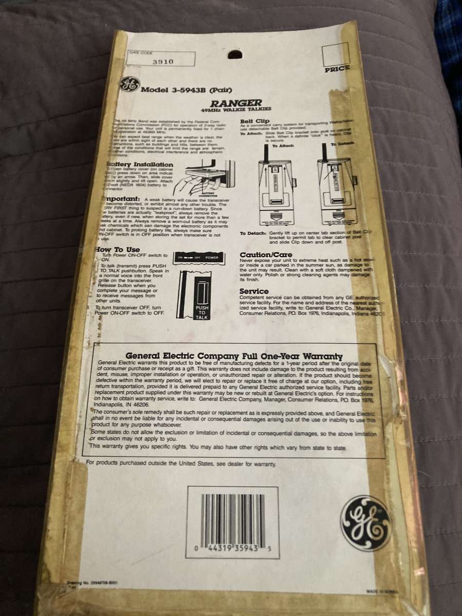 ranger walkie talkies