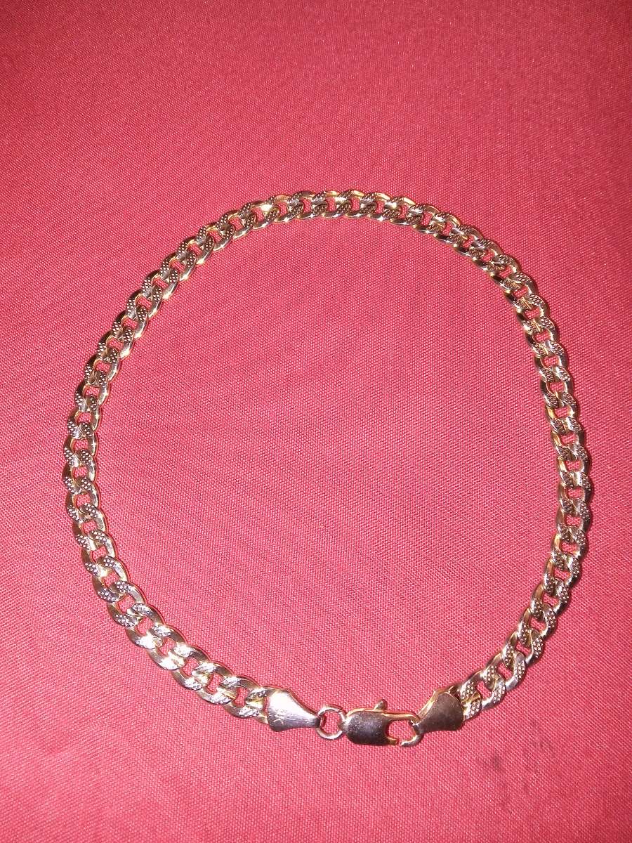 14k Gold Mens Bracelet