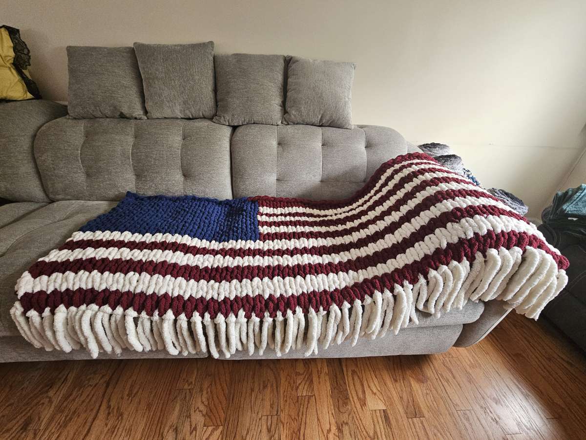 American Flag Blanket