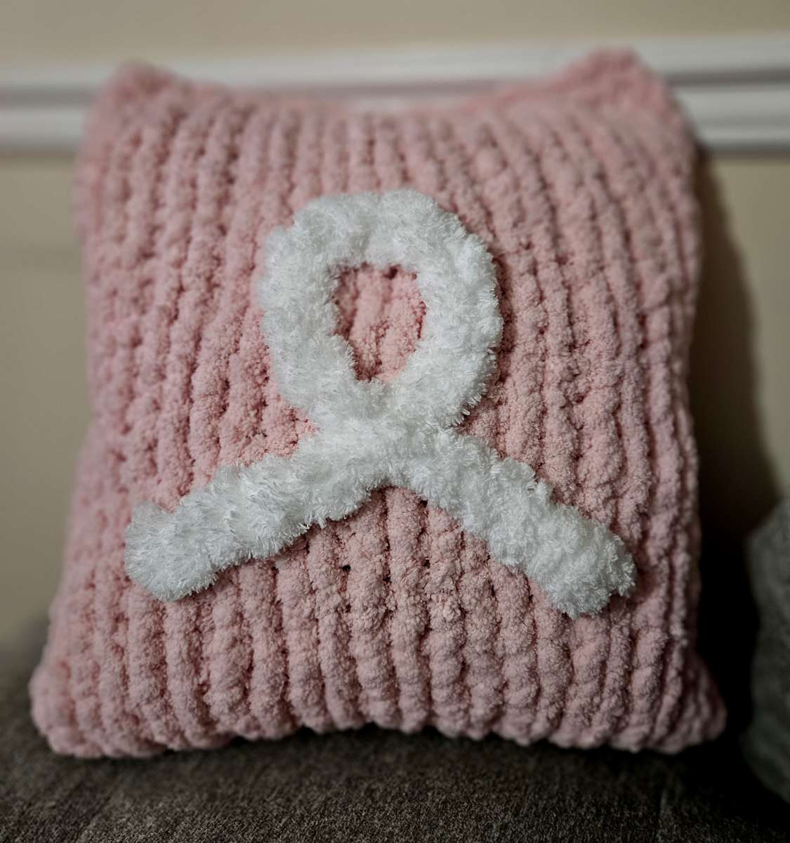 Breast Cancer Throw Pillow