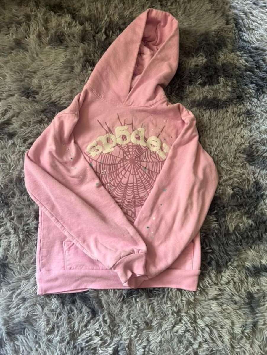 Pink Sp5der Hoodie text me before buying