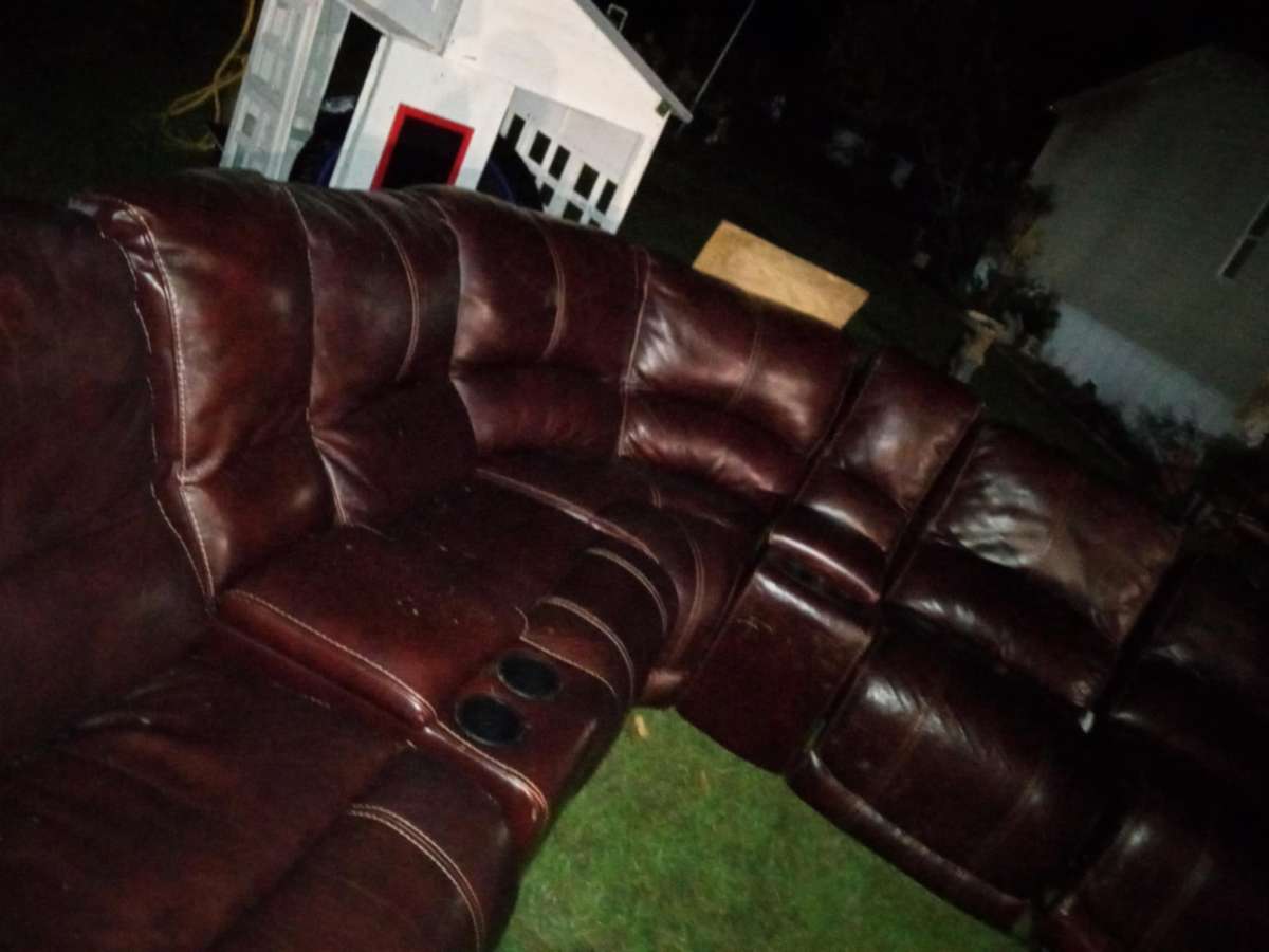 leather sectional couch