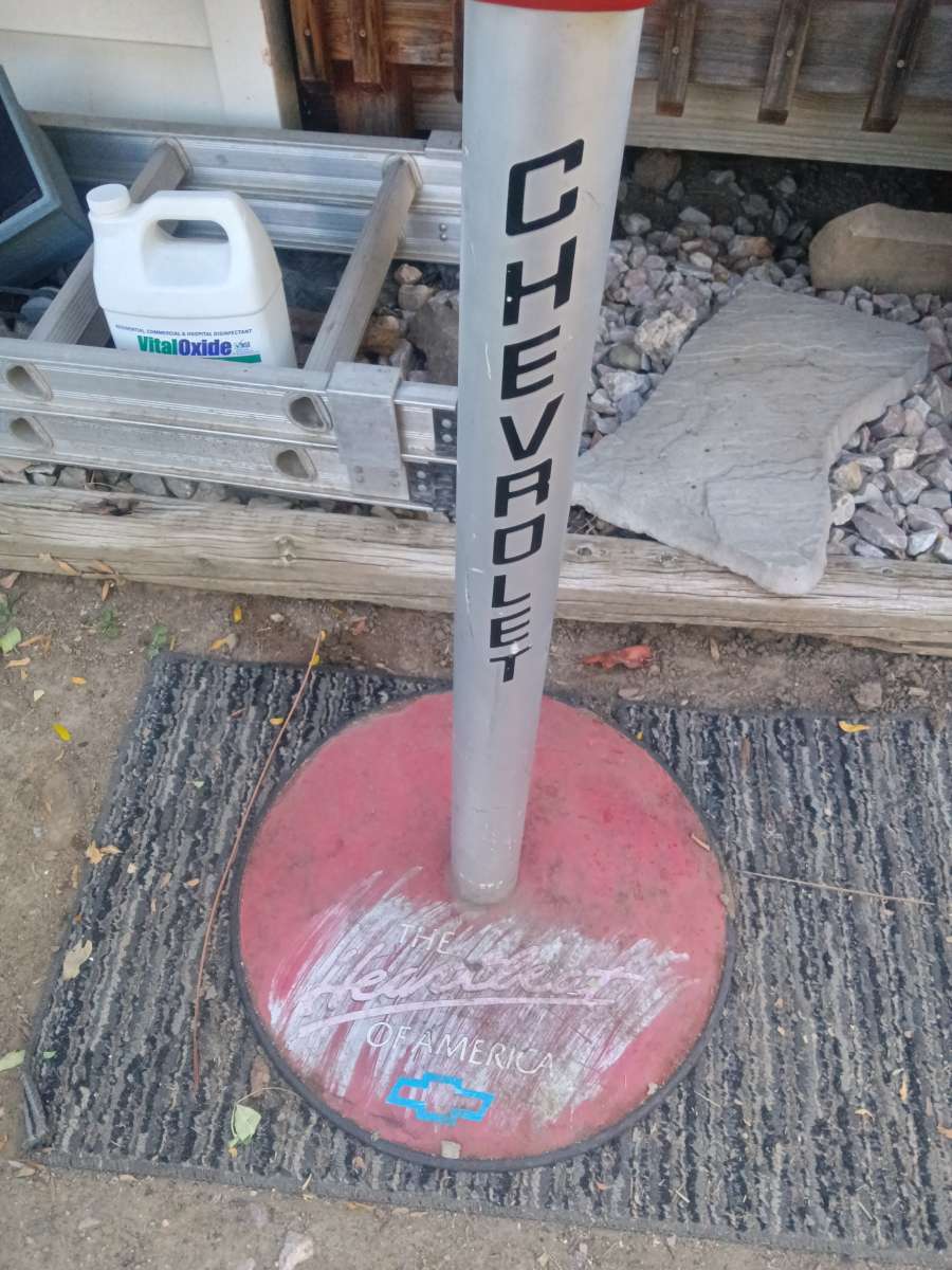 chevrolet vintage parking meter