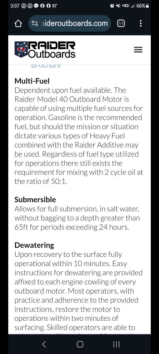 raider 40hp outboard