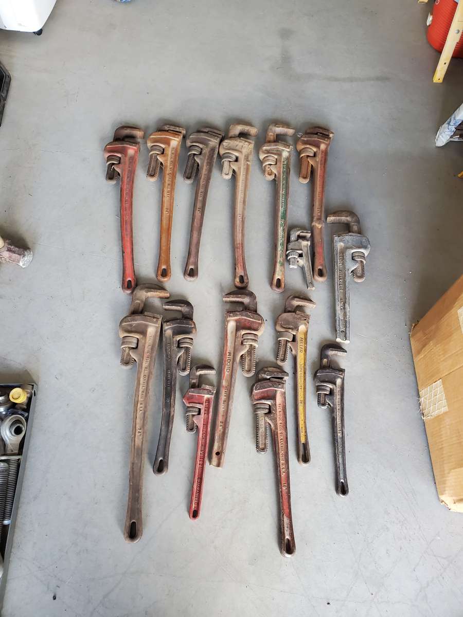 Various Pipe Wrenches
