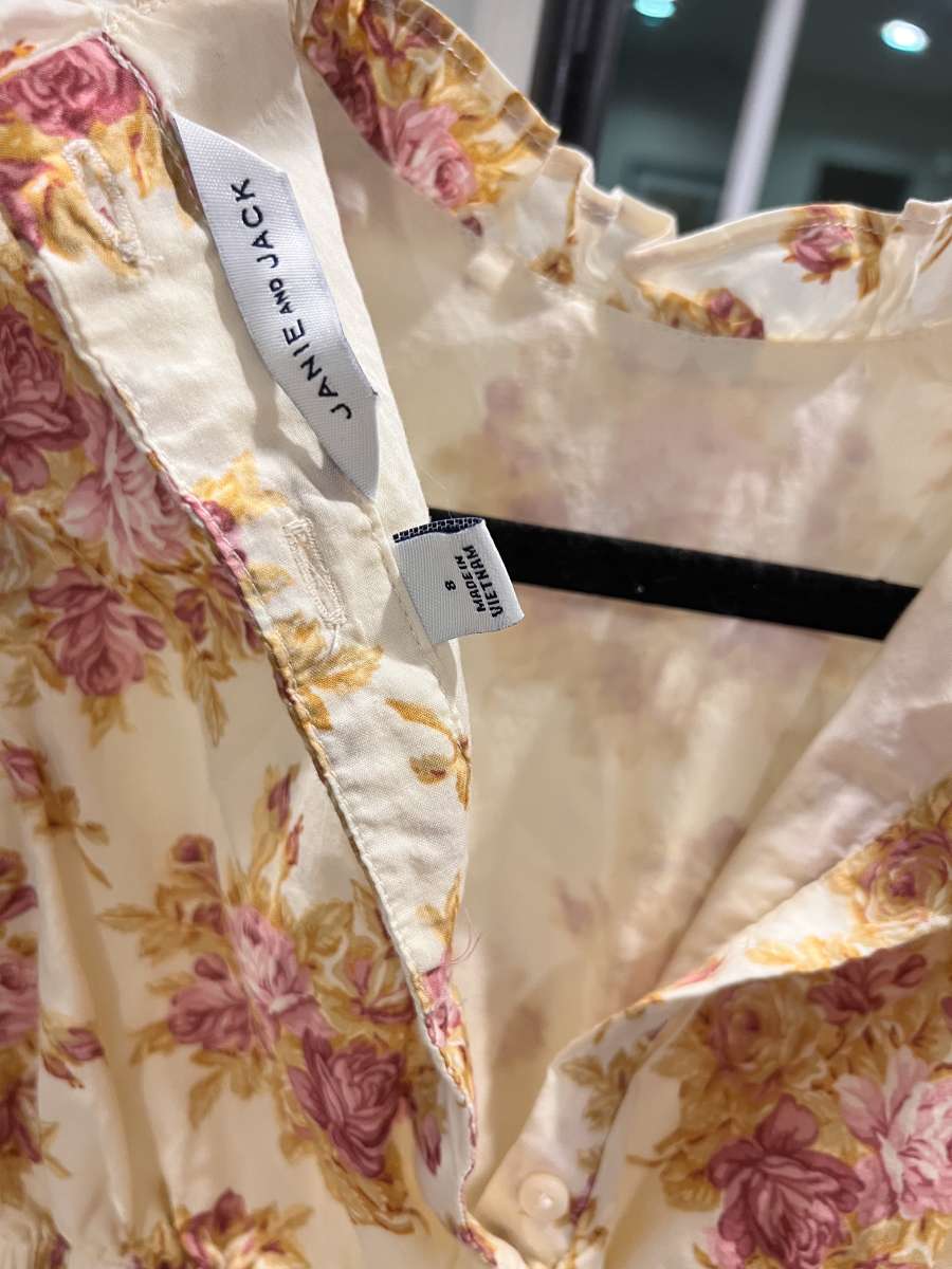 Janie and Jack Cinderella Dress and Floral dress size 8