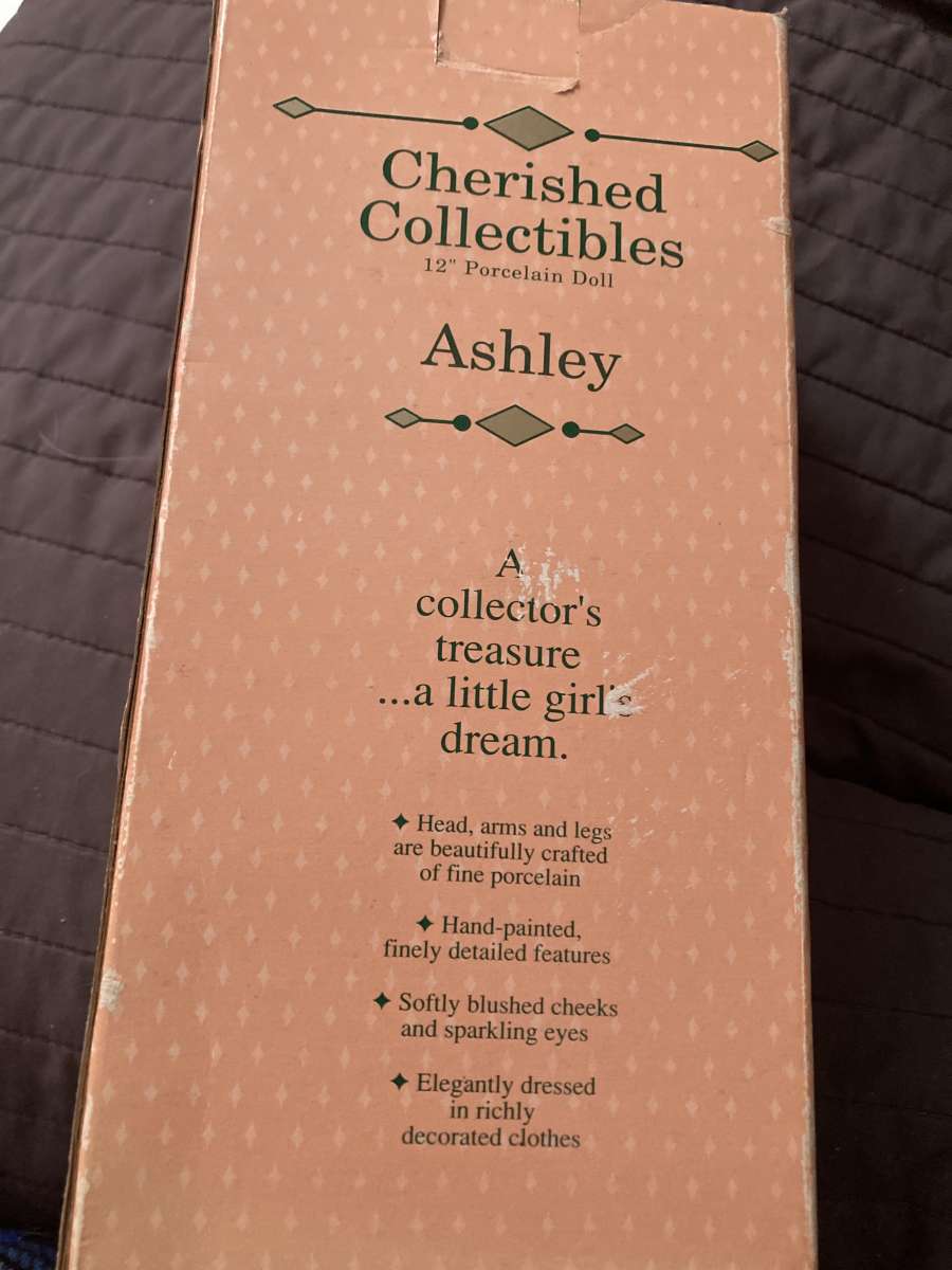 Cherishable collections Ashley porcelain doll Cherishable
