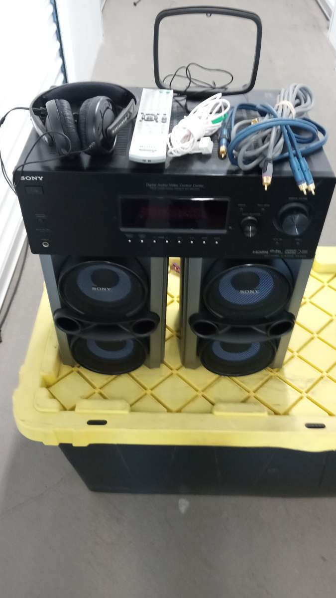 the receiver Sony digital audio video control center CR antt