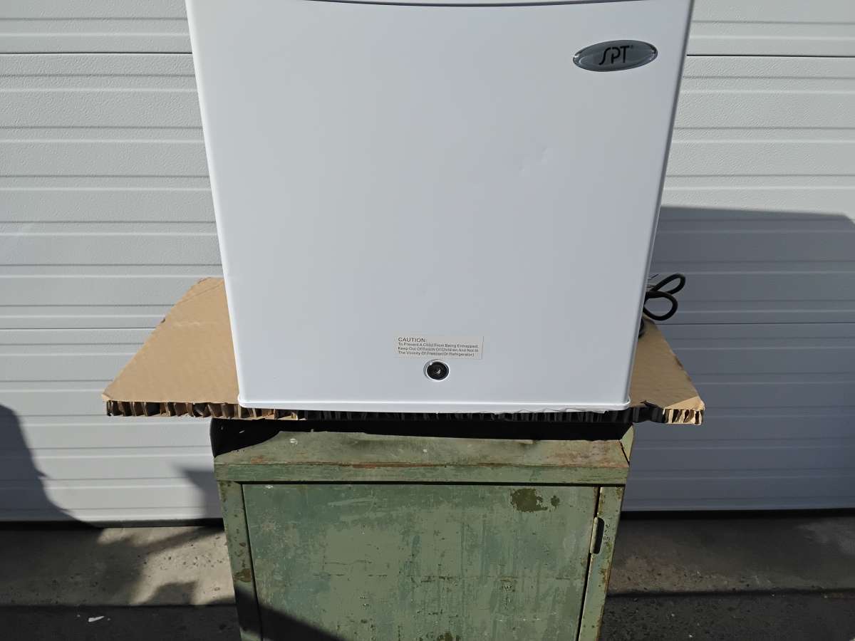 Small White SPT Upright Freezer Very Clean Display Model New