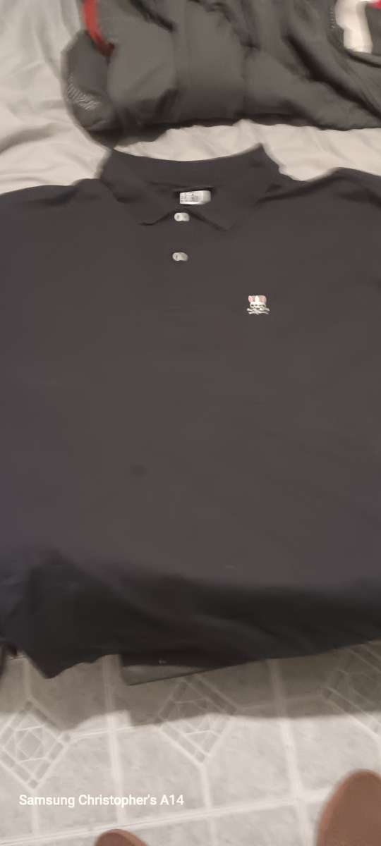 a 2x Pyscho Bunny Polo style dress shirt