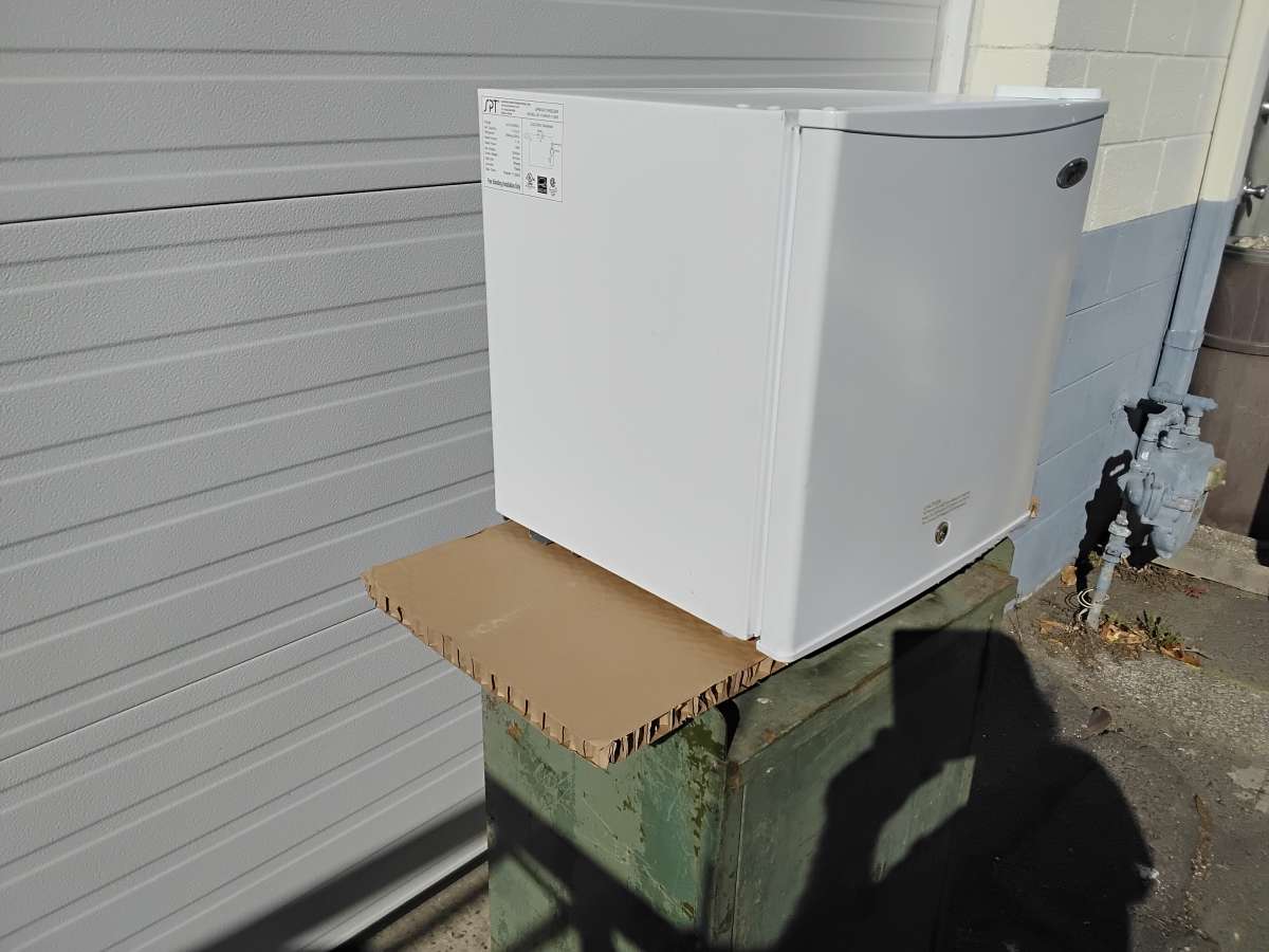 Small White SPT Upright Freezer Very Clean Display Model New