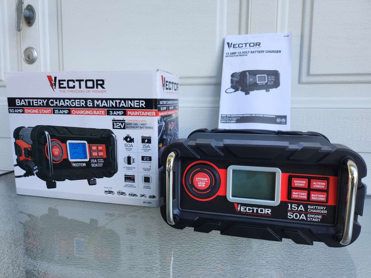 Vector Battery Charger and Maintainer